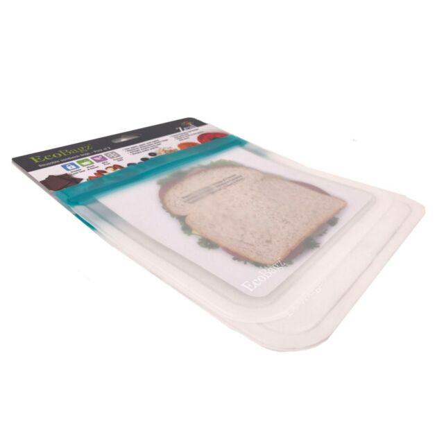 EcoBagz By CKS Zeal Set of 2 Reusable Sandwich Bags